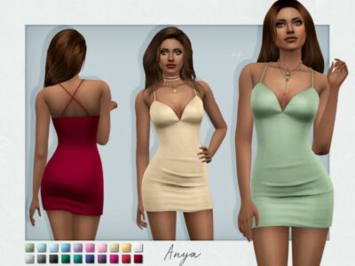 Anya Dress By Sifix Sims 4 CC