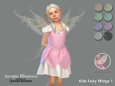 Arcane Illusions – Kids Fairy Wings 1 Sims 4 CC