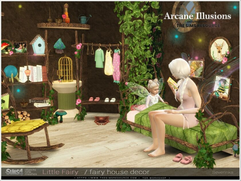 Arcaneillusions- Littlefairy Decor By Severinka_ Sims 4 CC