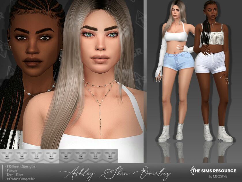 Ashley Skin Overlay By Msqsims Sims 4 CC