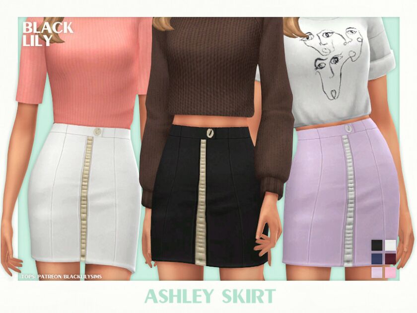 Ashley Skirt Sims 4 CC