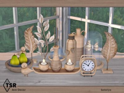 AVA Decor By Soloriya Sims 4 CC