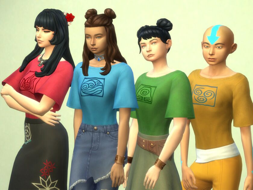 sims 4 cc avatar the last airbender shirts for females by velouriah 2