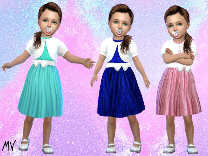 Baby Dress By Meuryvidal Sims 4 CC