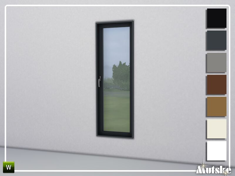 Banks Window Middle Left 1×1 By Mutske Sims 4 CC