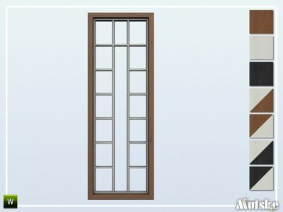 Bari Window Tall S2X1 By Mutske Sims 4 CC