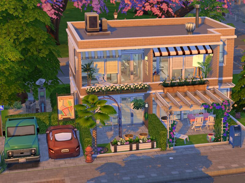 sims 4 cc base game apartment house no cc by flubs79 2