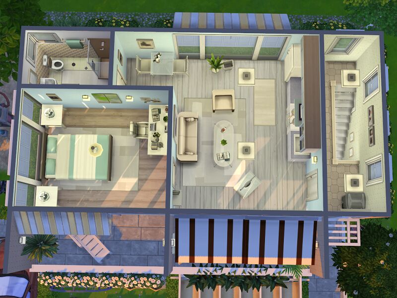 sims 4 cc base game apartment house no cc by flubs79 7