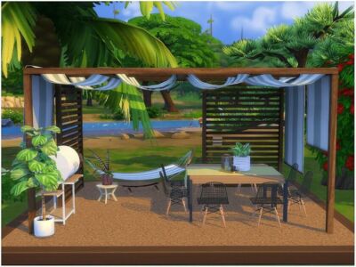 BBQ Deck By Lotsbymanal Sims 4 CC