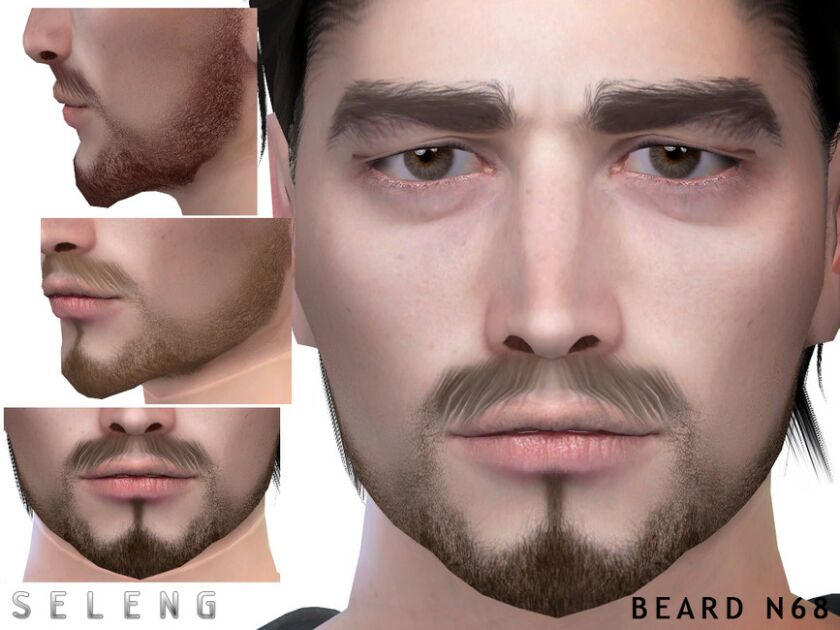 Beard N68 By Seleng Sims 4 CC