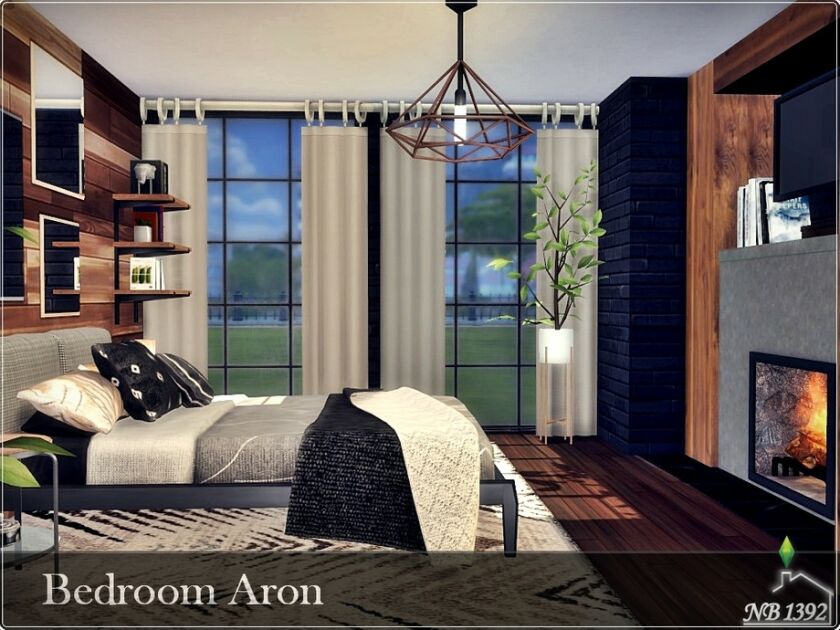 Bedroom Aron By Nobody1392 Sims 4 CC