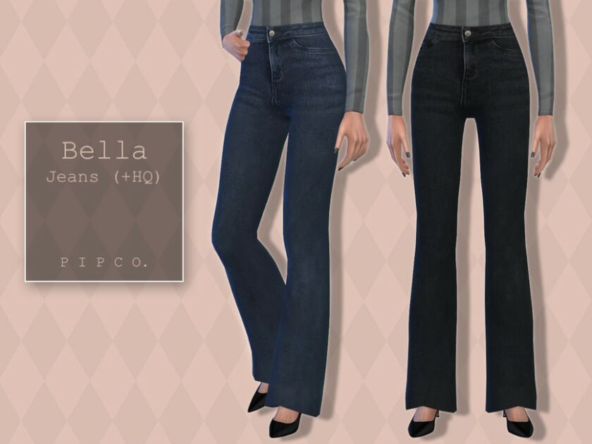 Bella Jeans (Bootcut) Sims 4 CC