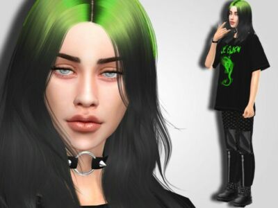 Billie Eilish By Msqsims Sims 4 CC