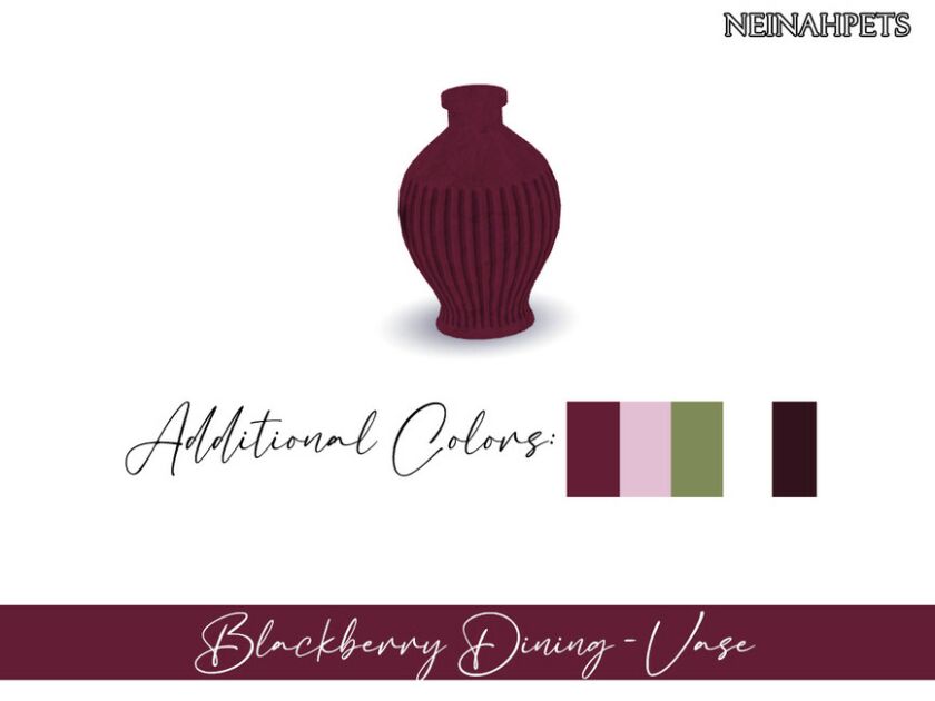 sims 4 cc blackberry dining room mesh required by neinahpets 4