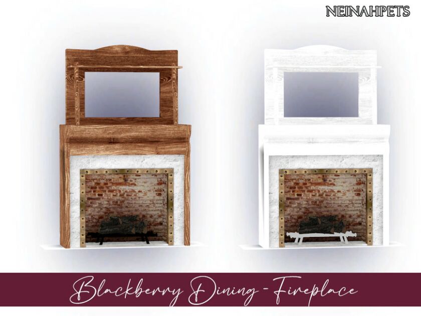 sims 4 cc blackberry dining room mesh required by neinahpets 6