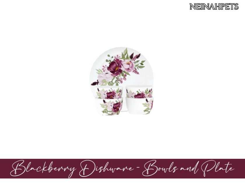 sims 4 cc blackberry dishware mesh required by neinahpets 5