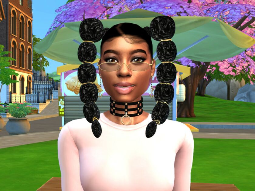 sims 4 cc bonita pony puffs by drteekaycee 3