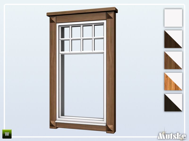 Borgund Window Counter 1×1 By Mutske Sims 4 CC