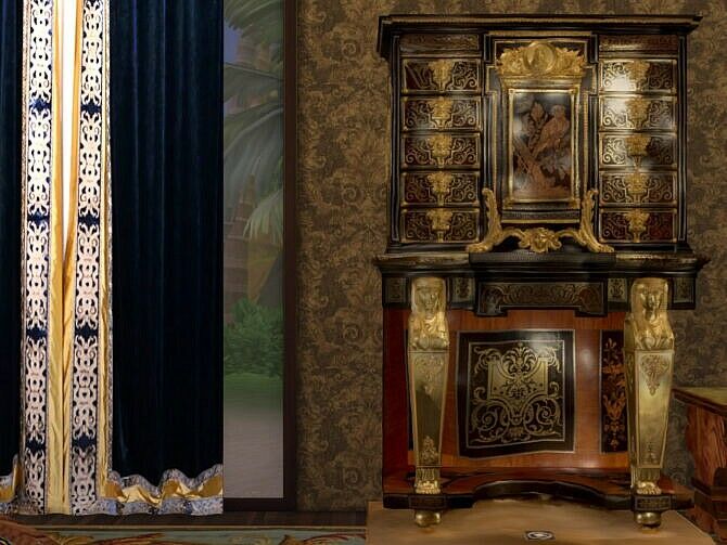 Boulle Cabinet Sims 4 CC