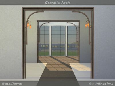 Camelia Arch By Mincsims Sims 4 CC