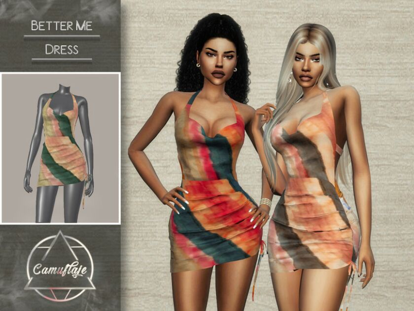 Camuflaje – Better ME (Dress) By Camuflaje Sims 4 CC