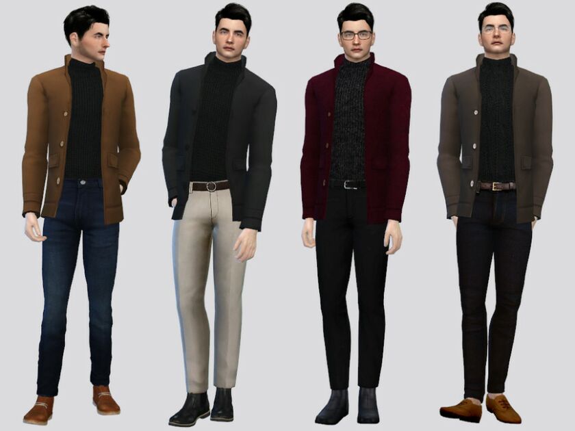 Carlos Trench Coat By Mclaynesims Sims 4 CC