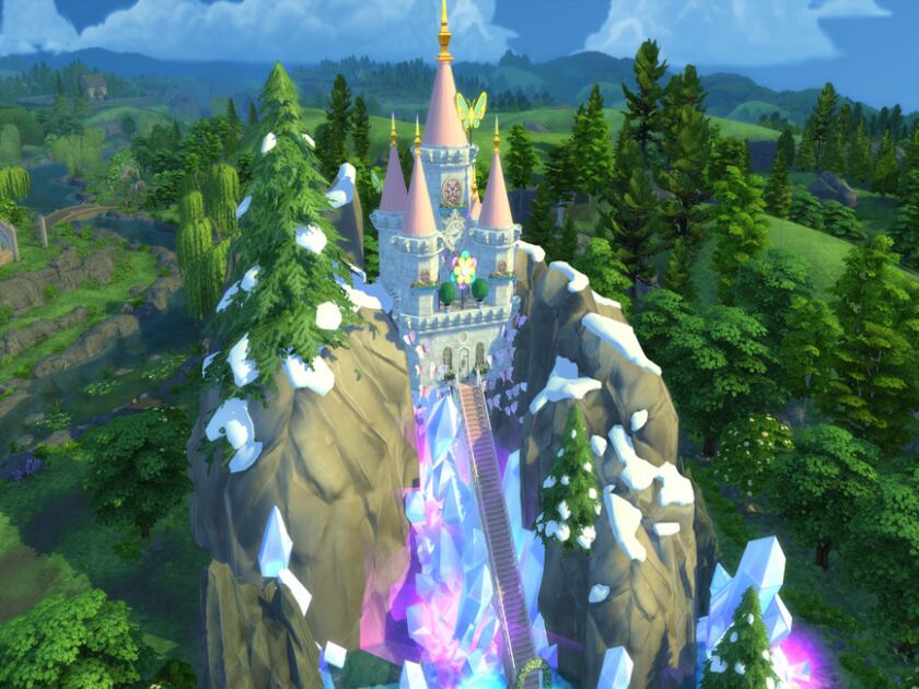 sims 4 cc castle ice by susancho93 2