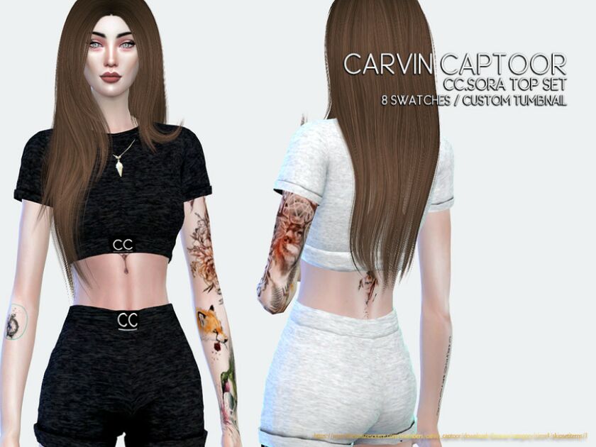 Cc.sora TOP SET Sims 4 CC