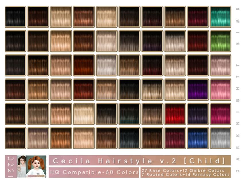 sims 4 cc cecilia hairstyle v2 toddler by darknightt 2