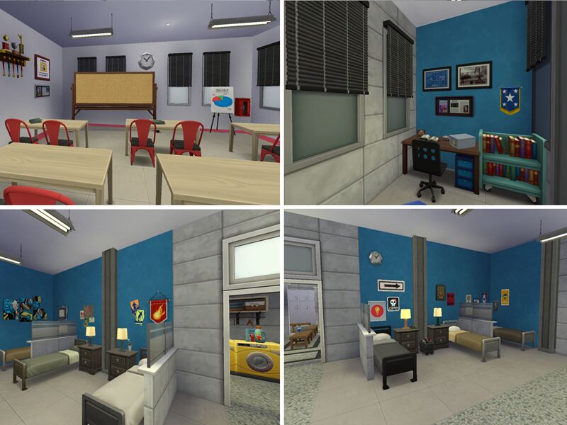 sims 4 cc chicago fire station from tv show 7