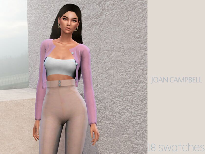 Chloe Cardigan Sims 4 CC