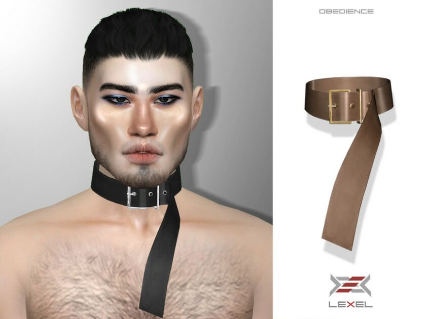 Choker (Male) Sims 4 CC