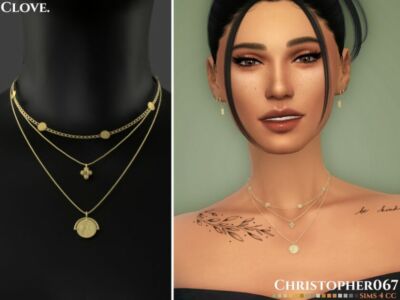 Clove Necklace / Christopher067 Sims 4 CC