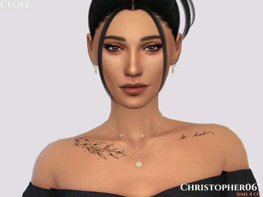 sims 4 cc clove necklace christopher067 by christopher067 2