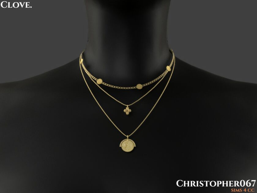 sims 4 cc clove necklace christopher067 by christopher067 3