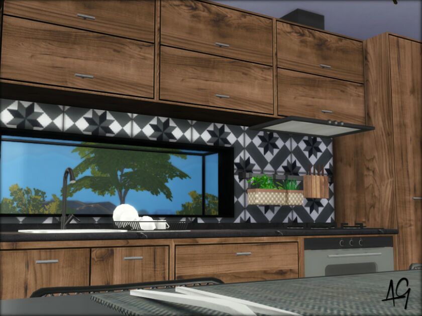 sims 4 cc container kitchen by algbuilds 6