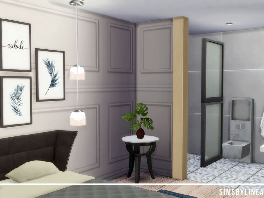 sims 4 cc contemporary hotel room by simsbylinea 6