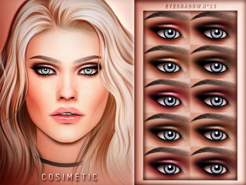 Cosimetic Eyeshadow N13 By Cosimetic Sims 4 CC