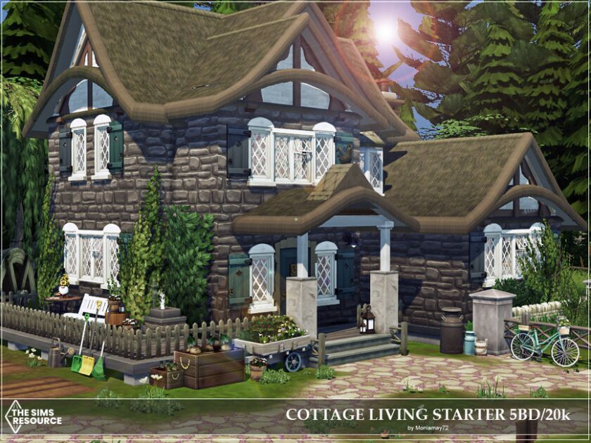 sims 4 cc cottage living 5bd start by moniamay72 2