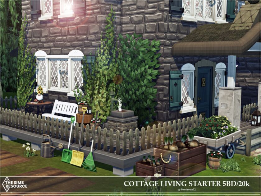 sims 4 cc cottage living 5bd start by moniamay72 5