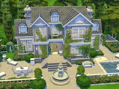 Cottagecore Manor Sims 4 CC