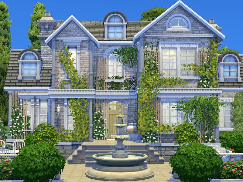 sims 4 cc cottagecore manor no cc by flubs79 5