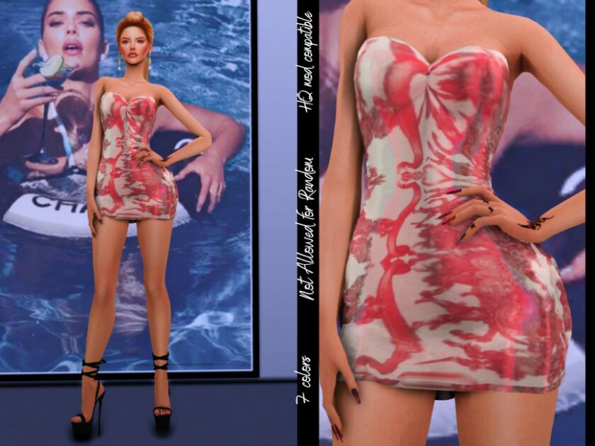 sims 4 cc couquetts miko dress by couquett 2