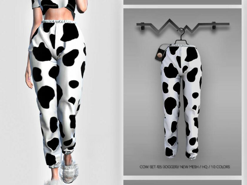 COW SET-105 (Jogger) BD401 By Busra-Tr Sims 4 CC