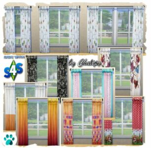 Curtains Pets By Chalipo Sims 4 CC