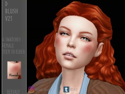 D Blush V21 By Reevaly Sims 4 CC