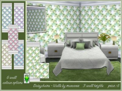 Daisychains – Walls By Marcorse Sims 4 CC