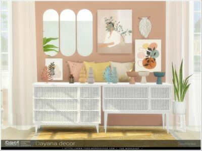 Dayana Decor By Severinka_ Sims 4 CC