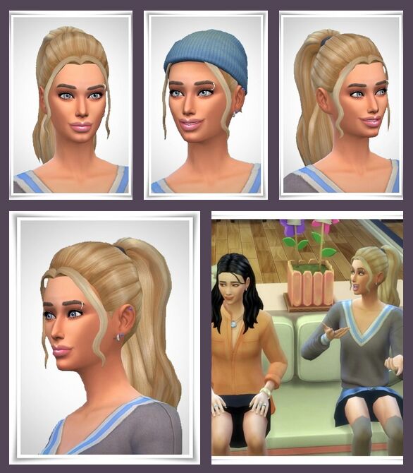 Destiny Hair Sims 4 CC