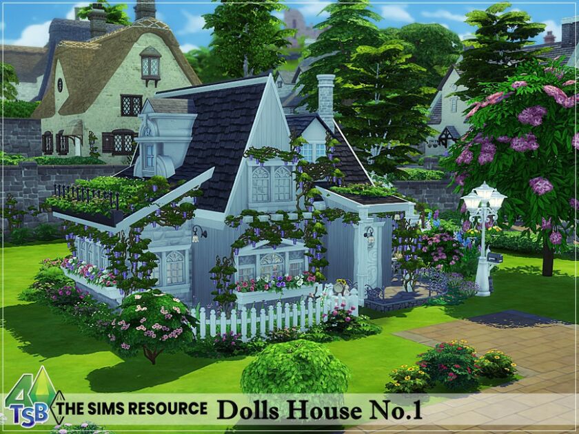 Dolls House NO.1 By Bozena Sims 4 CC